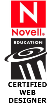 Novell Education Certified Web Designer Graduate of 1997. Novell Education Certified Web Designer Graduate of 1997.