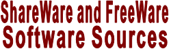 ShareWare and FreeWare Software Sources