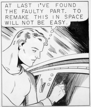 At last, I have found the faulty part.  To remake this in space will not be easy.