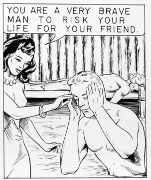 You are a very brave man to risk yhour life for your friend.